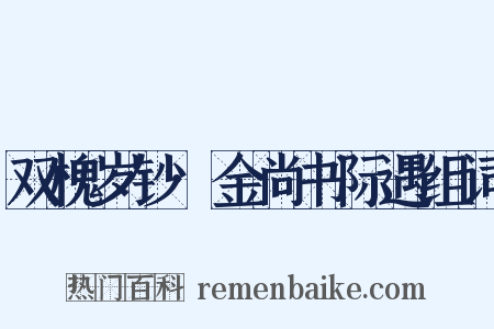 双槐岁钞·金尚书际遇组词是什么意思的图片
